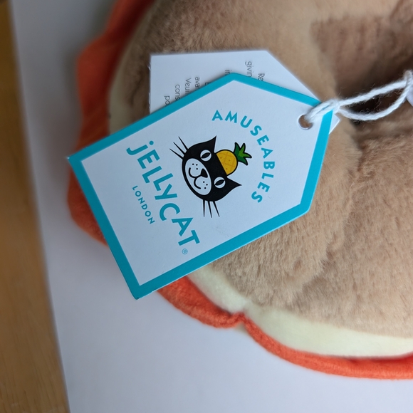 Jellycat Amuseables bagel BNWT - Picture 6 of 7